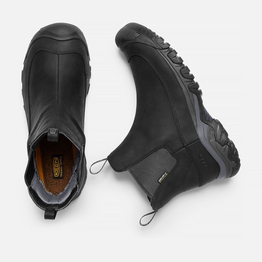 Bottes Chelsea Keen Homme Noir | Anchorage Iii Waterproof | ELFWB-4679